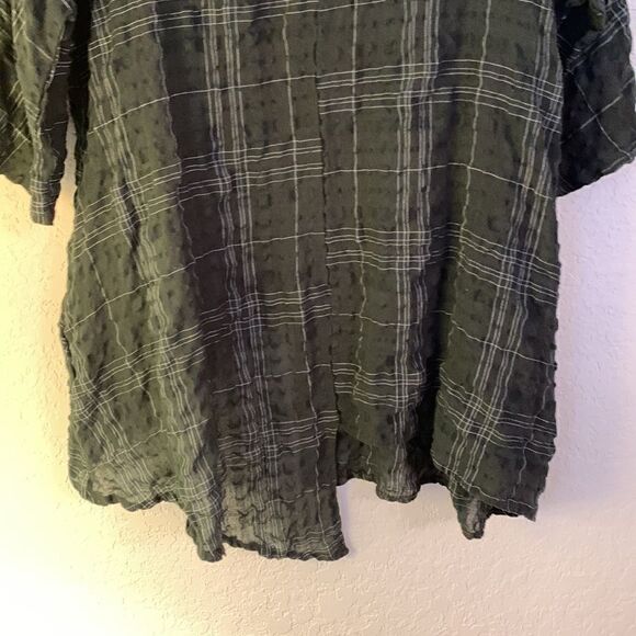 Zanzea collection Assimetric Green Lagenlook Tunik Top. Size L - Picture 3 of 9